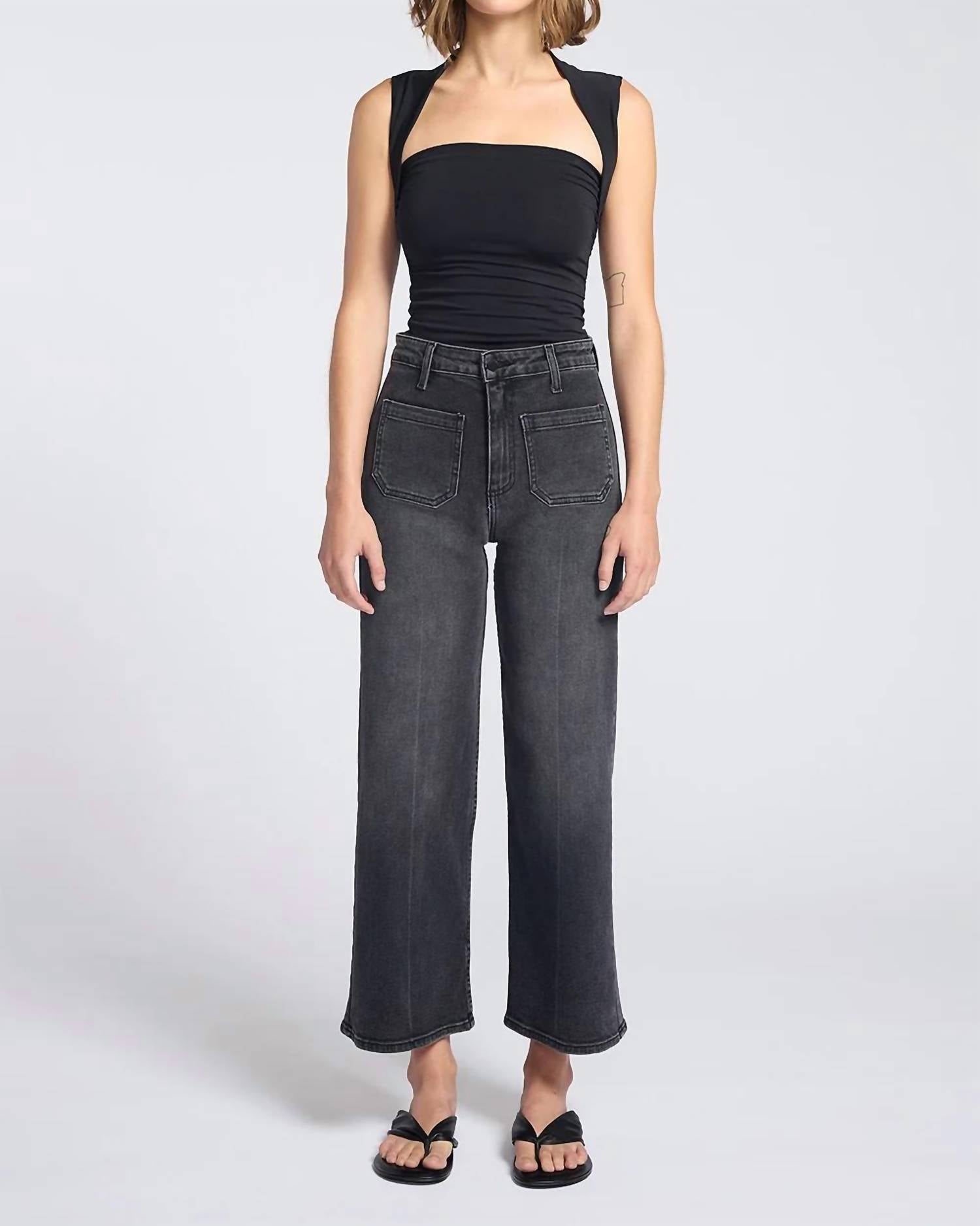 L.T.J - Sailor Front Patch Pocket Jeans