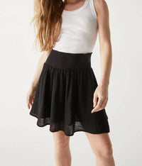 Michael Stars - Havana Smocked Gauze Skirt