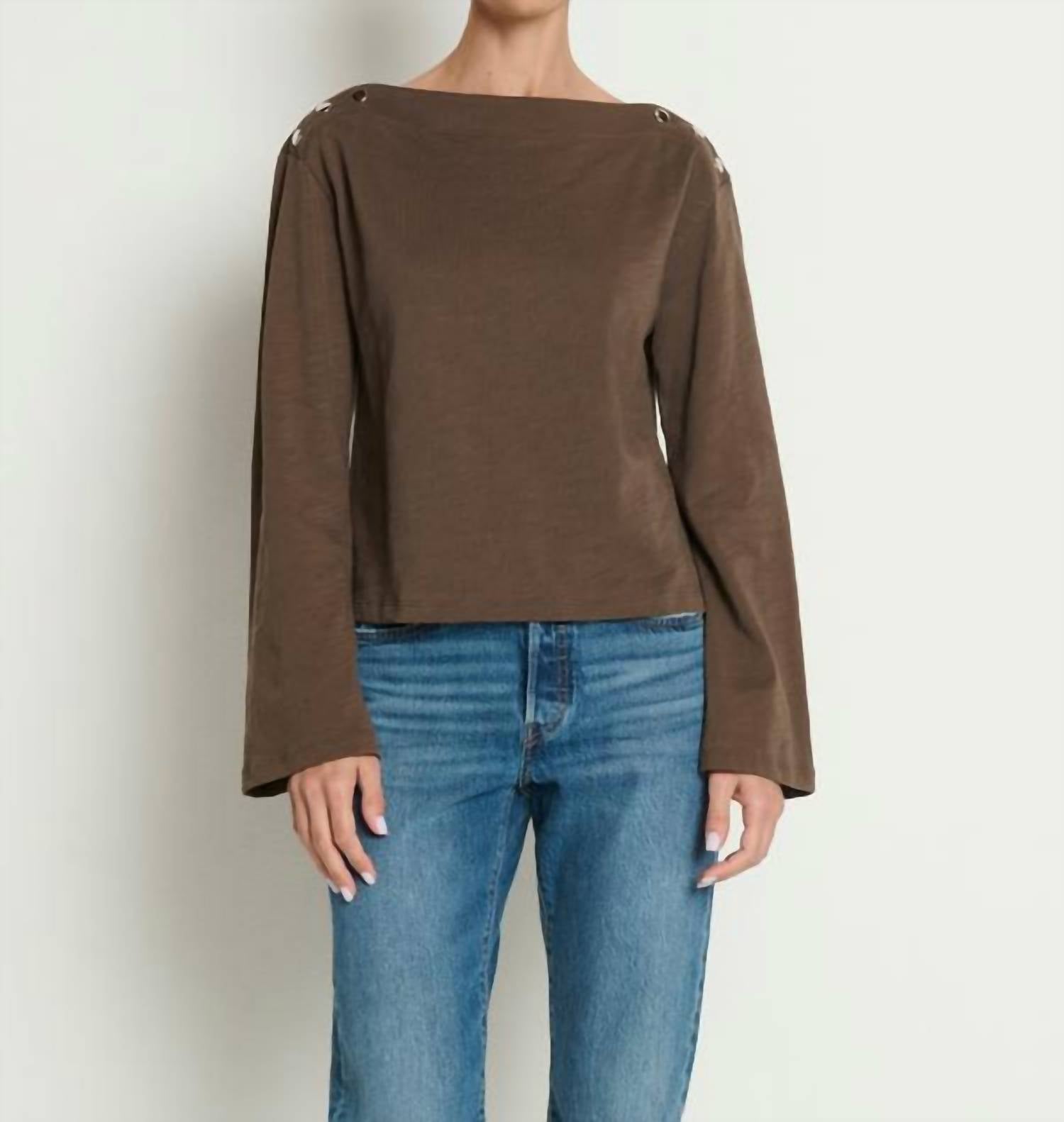 Nation Ltd - Rochelle Boatneck Tee