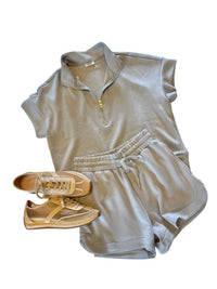 Dylan - Short Sleeve Half Zip Shirt