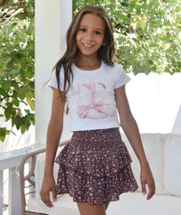 Katie J Nyc - Floral Pattern Brooke Skirt