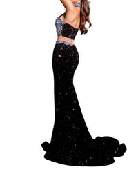 Portia&Scarlett - HALTERNECK GOWN WITH HIGH-SLIT