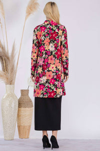 Celeste - Floral Long Sleeve Cardigan