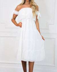 Lena - Ayla Tiered Midi Dress