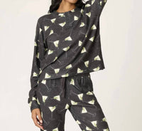 Pj Salvage - Merrier With A Martini Long Sleeve Top