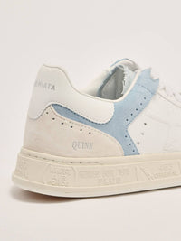 PREMIATA Women's Quinnd Leather Sneaker in white - women's sneaker - view 4