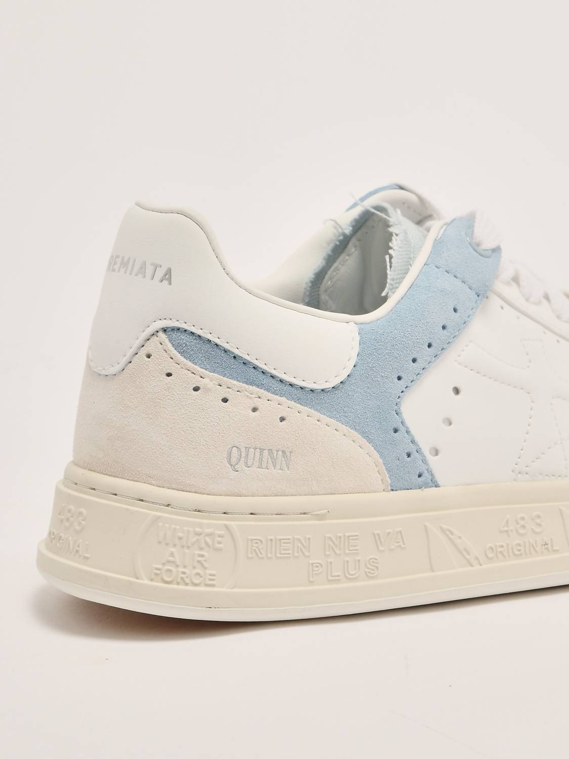 PREMIATA Women's Quinnd Leather Sneaker in white - women's sneaker - view 4