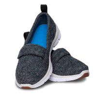 Dr. Comfort Shoes Women's Autumn Slip On Shoes in grey - women's sneaker - detail view