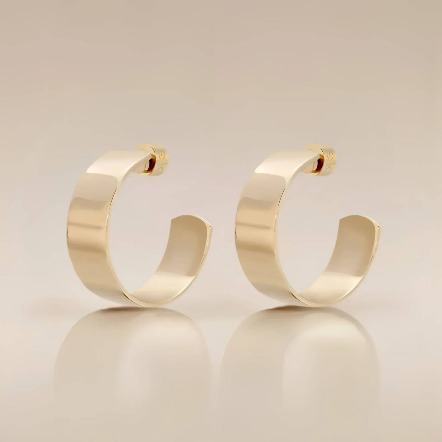 Eklexic - Women's 1" Skylar Hoops