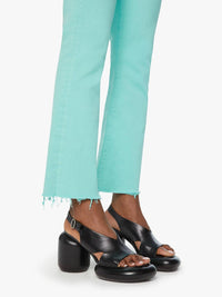 Mother Hustler Ankle Fray Jeans in cascade - women's jeans - view 4