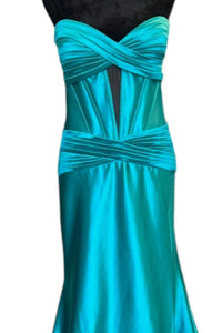 Sherri Hill - Women's Strapless Corset Fitted Dress