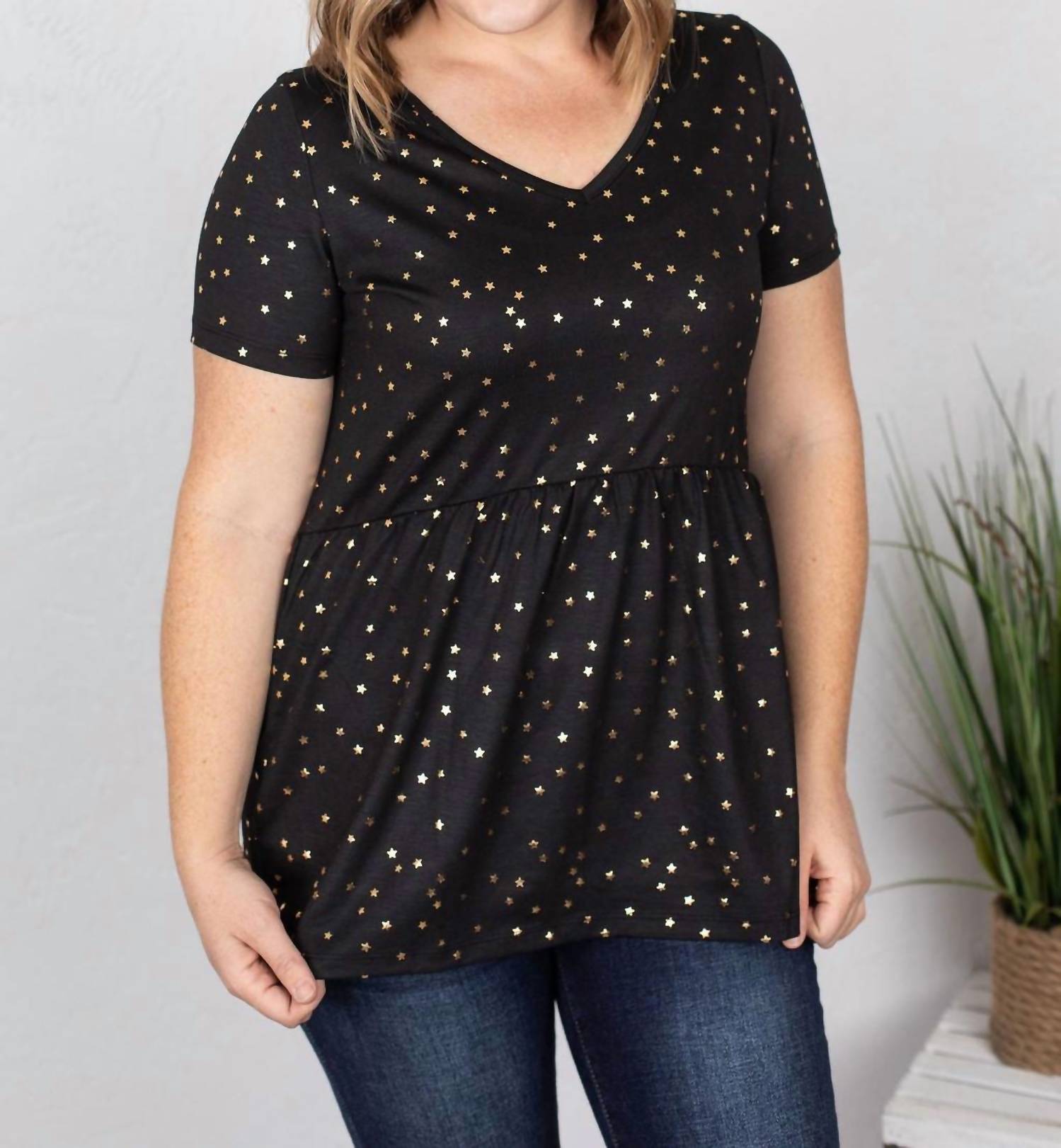 Michelle Mae - Women's Sarah Ruffle Top
