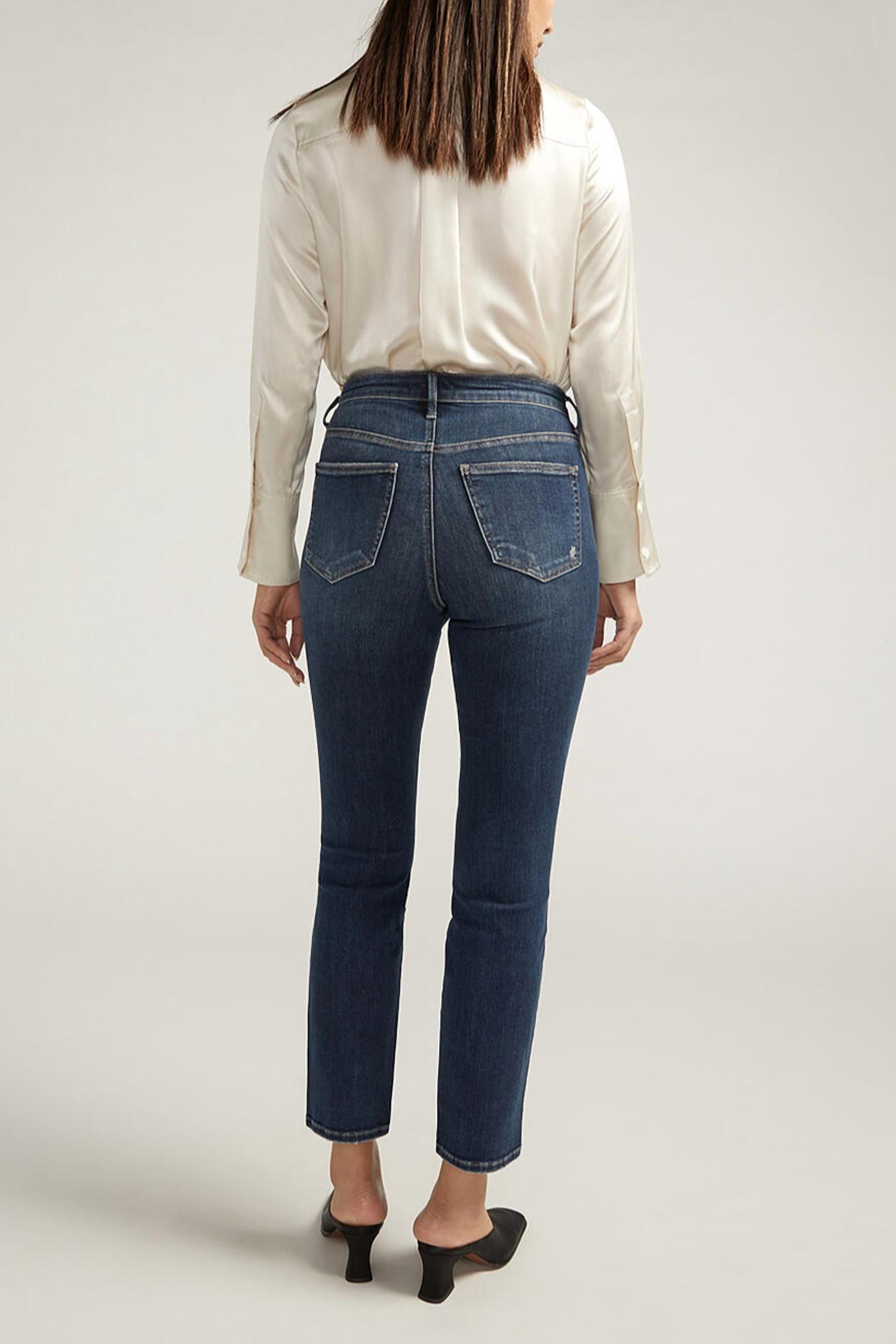 Silver Jeans Co - Isbister High Rise Straight Leg Jean 31" inseam