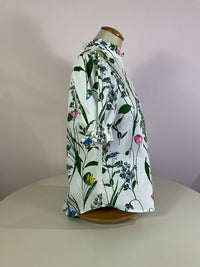 Sugarlips - Clove Garden Floral Puff Sleeve Top