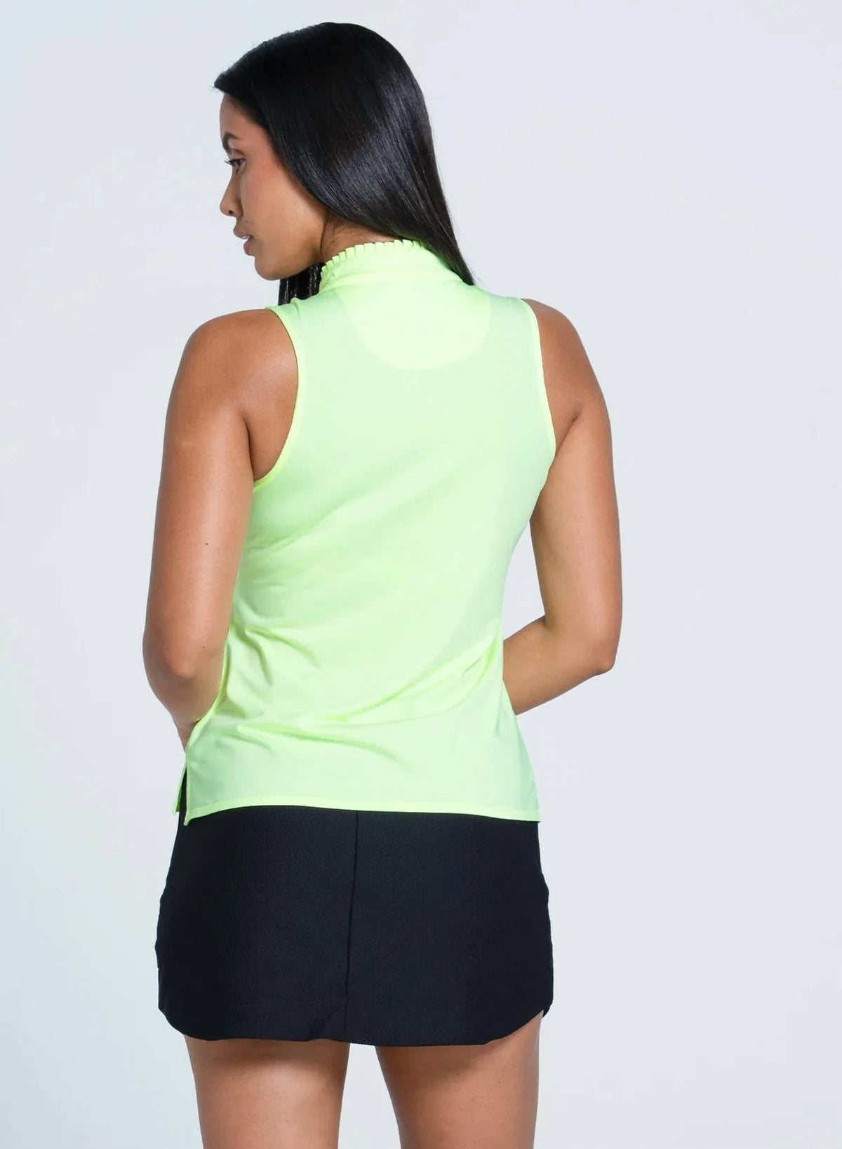 Lucky In Love - Pleated Placket Sleeveless Top