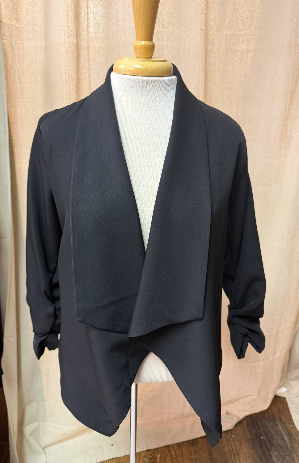 Blu Pepper - Women's Drape Front Jacket