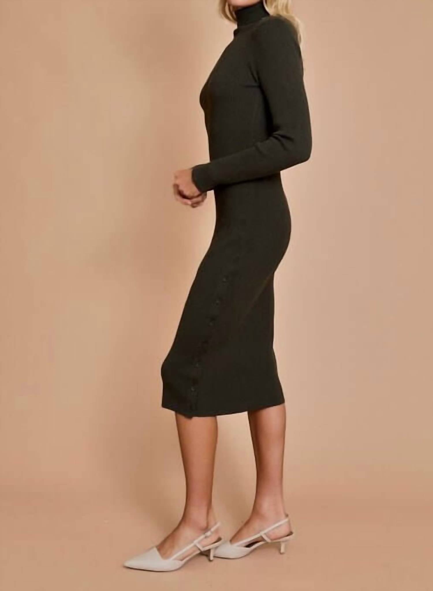 Gilli - Longsleeve Turtleneck Sweater Dress