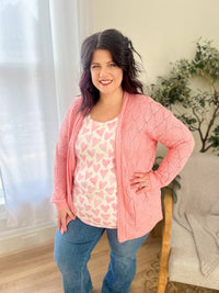 Michelle Mae - Open Knit Cardigan