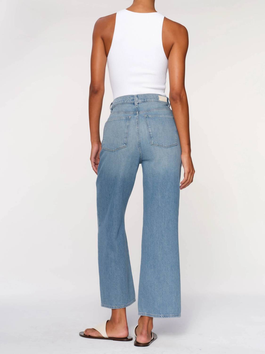 Dl1961 - Women'S - Hepburn Wide Leg High Rise Ankle Jeans