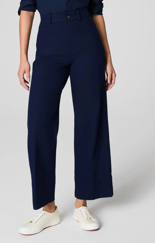 Spanx - Stretch Twill Cropped Wide Leg Pant