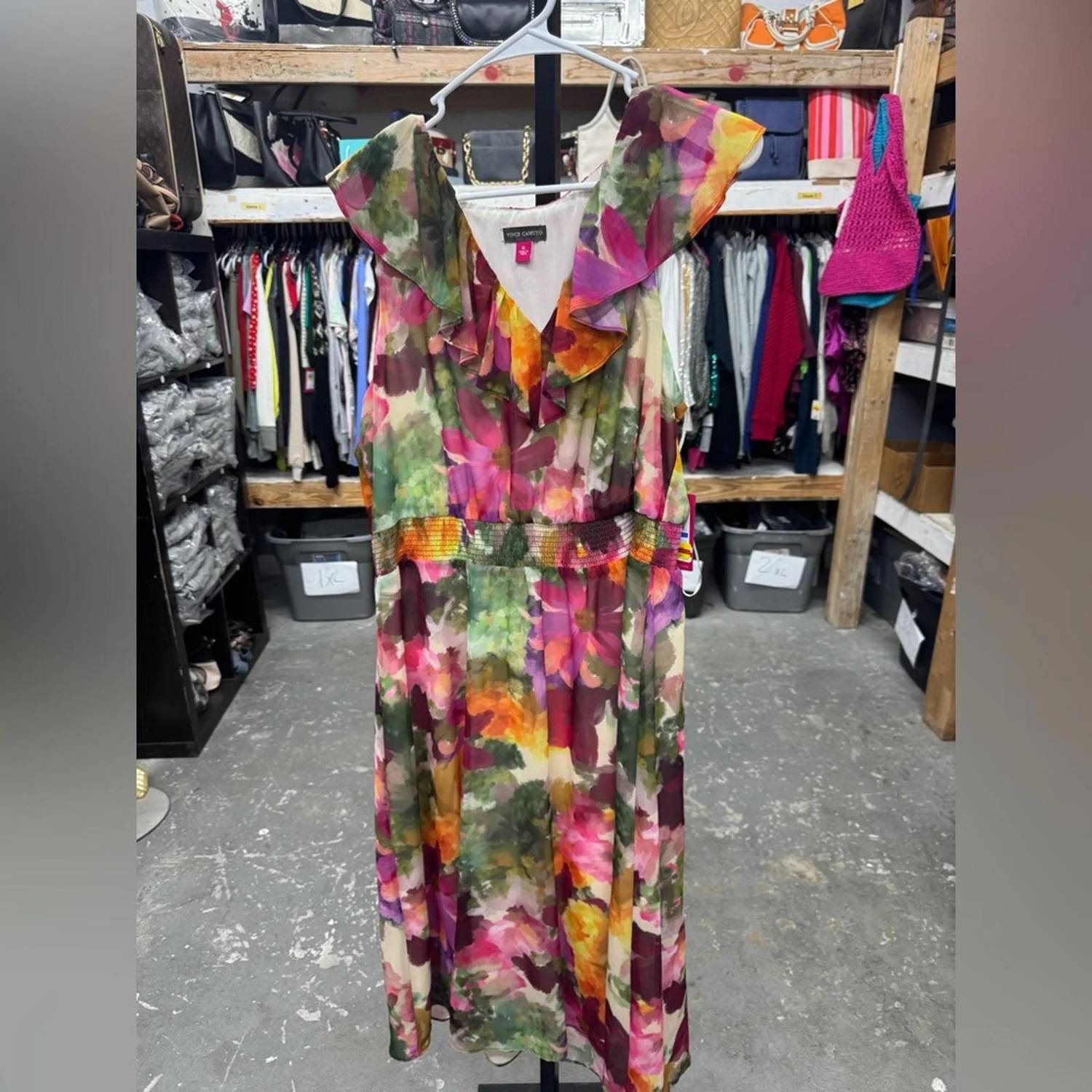 Vince Camuto - Women's Vibrant Floral Dress