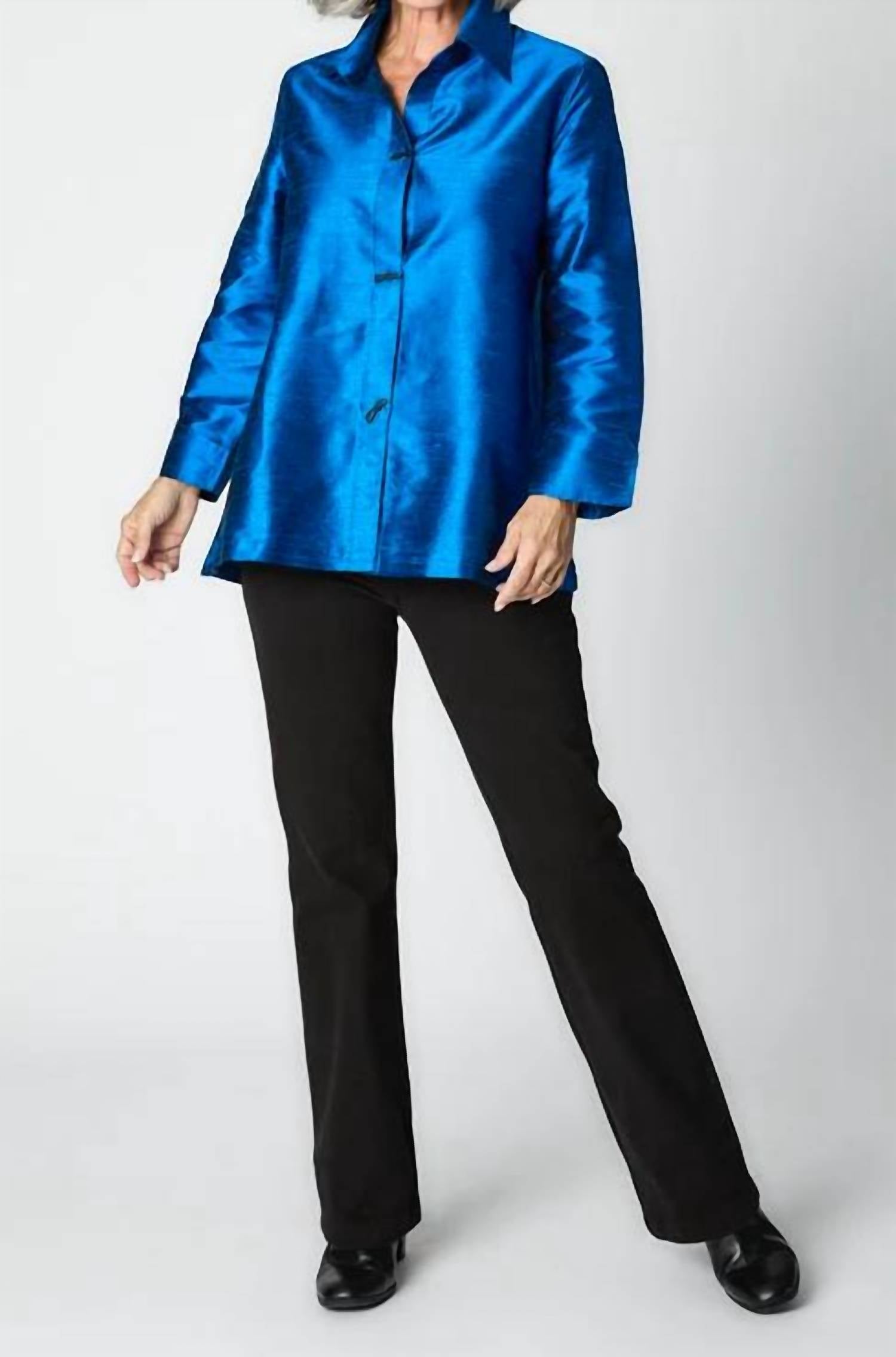 Anu By Natural - A-line Silk Blouse