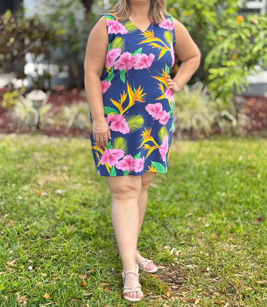 Ana Clare - Sheila Sleeveless Shift Dress