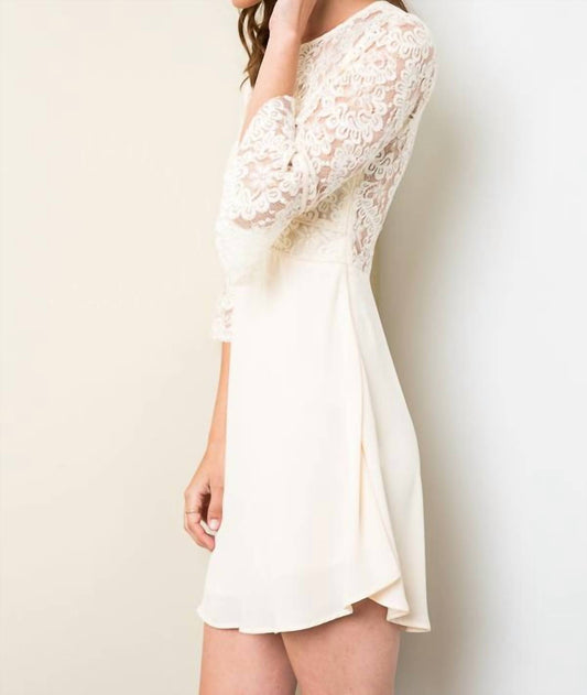 Hayden La - Lace Fit & Flare Mini Dress