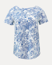 Lilly Pulitzer KEY WEST TOP in starlight navy zoology - women's t-shirt - view 7