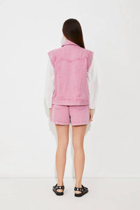 Suncoo - Dido Sleeveless Denim Jacket