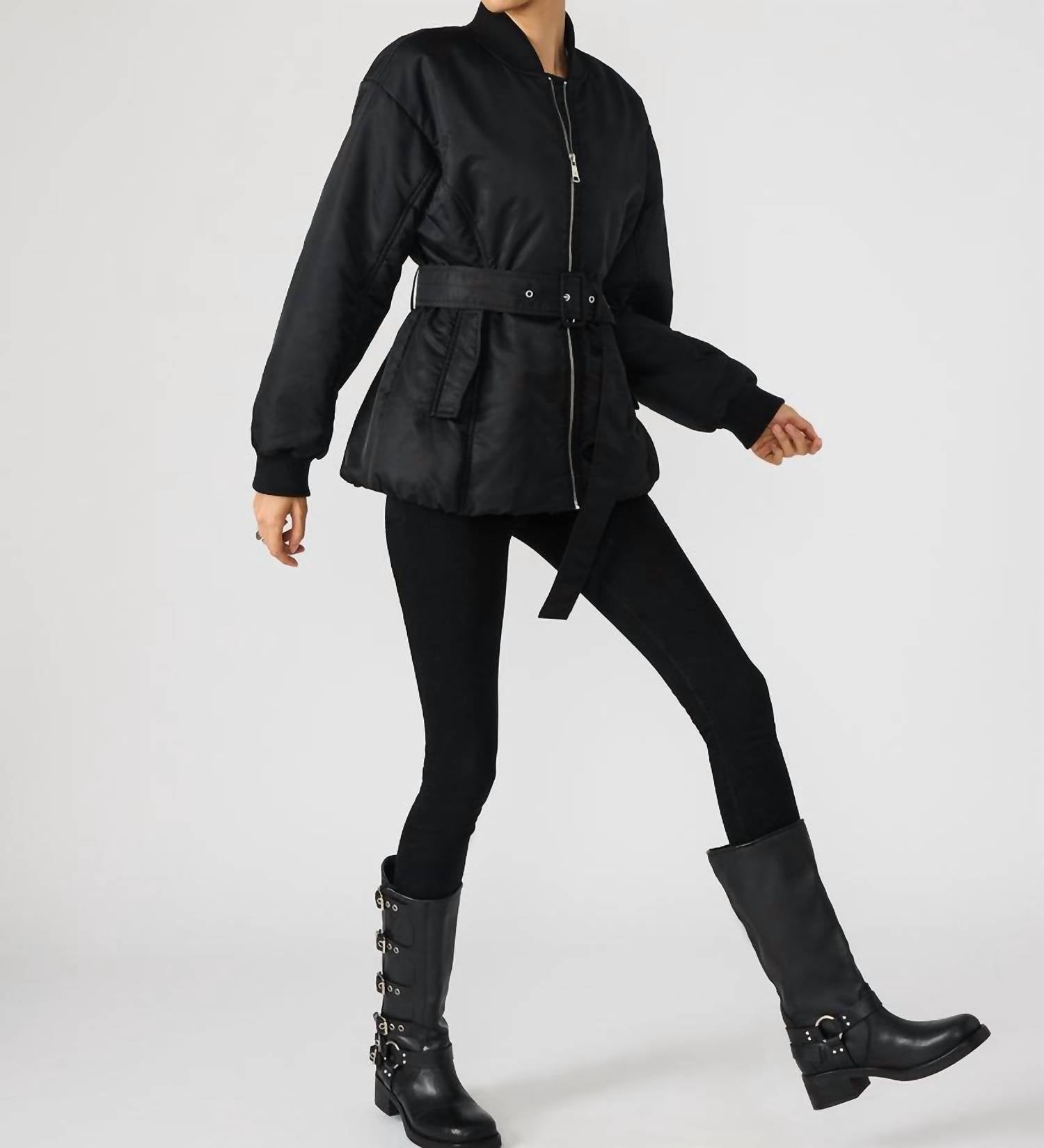 STEVE MADDEN Eryn Jacket in black - women's jacket - view 4