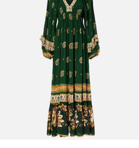 FARM RIO Ayla Maxi Dress in green - women's dress - view 5
