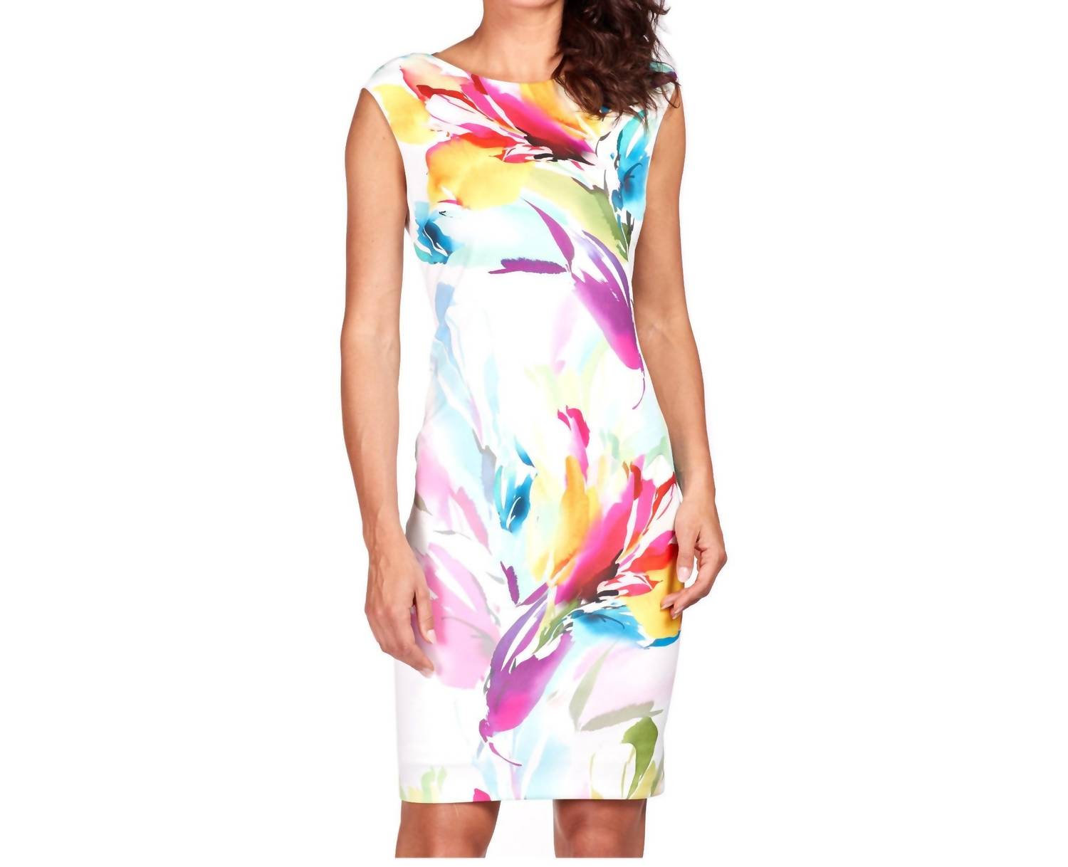 Frank Lyman Colorful Woven Dress in multi - women's dress
