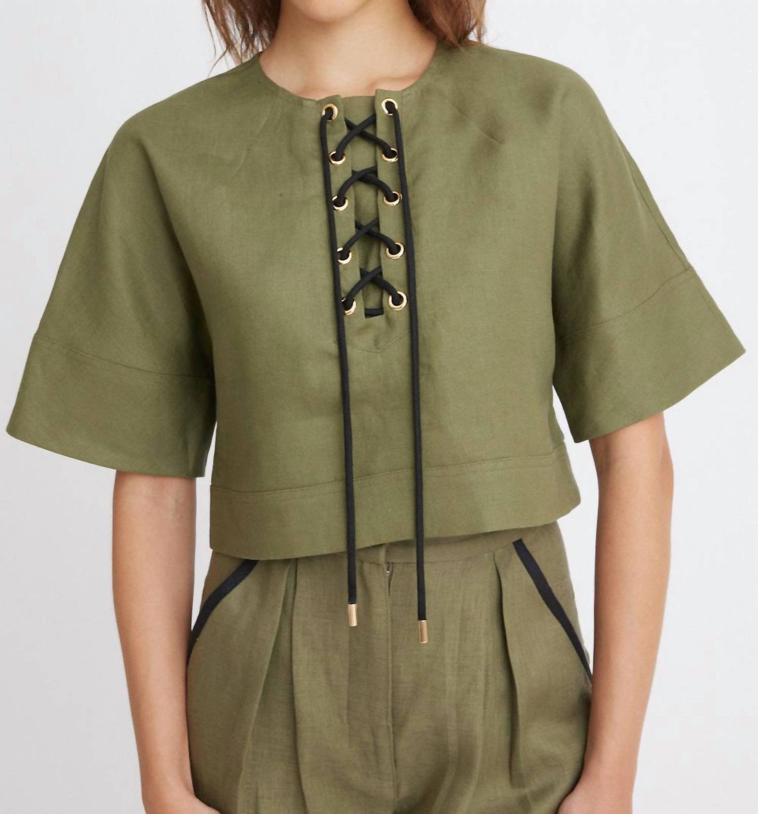 Matthew Bruch - Anorak Short Sleeve Top