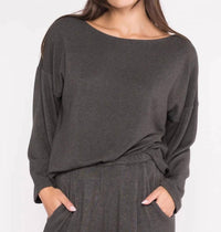 Ripley Rader - Sweater Knit Boat Neck Top