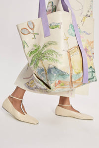 Alemais - Anouk Scene Canvas Tote