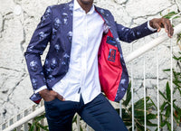Eight X - Men's Roses Limited Edition Jacquard Button Down Shirt