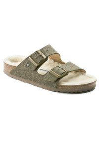 Birkenstock - Unisex Arizona Rivet Wool Felt Narrow Sandals