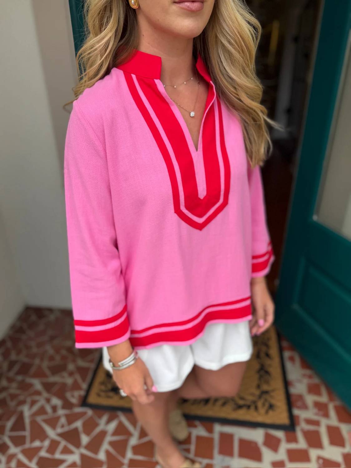 Entro - Solid Color Block Top