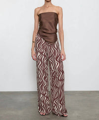 Enza Costa - Fluid Twill Scarf Top