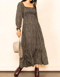 Elloh - Women's Leopard Maxi Dress