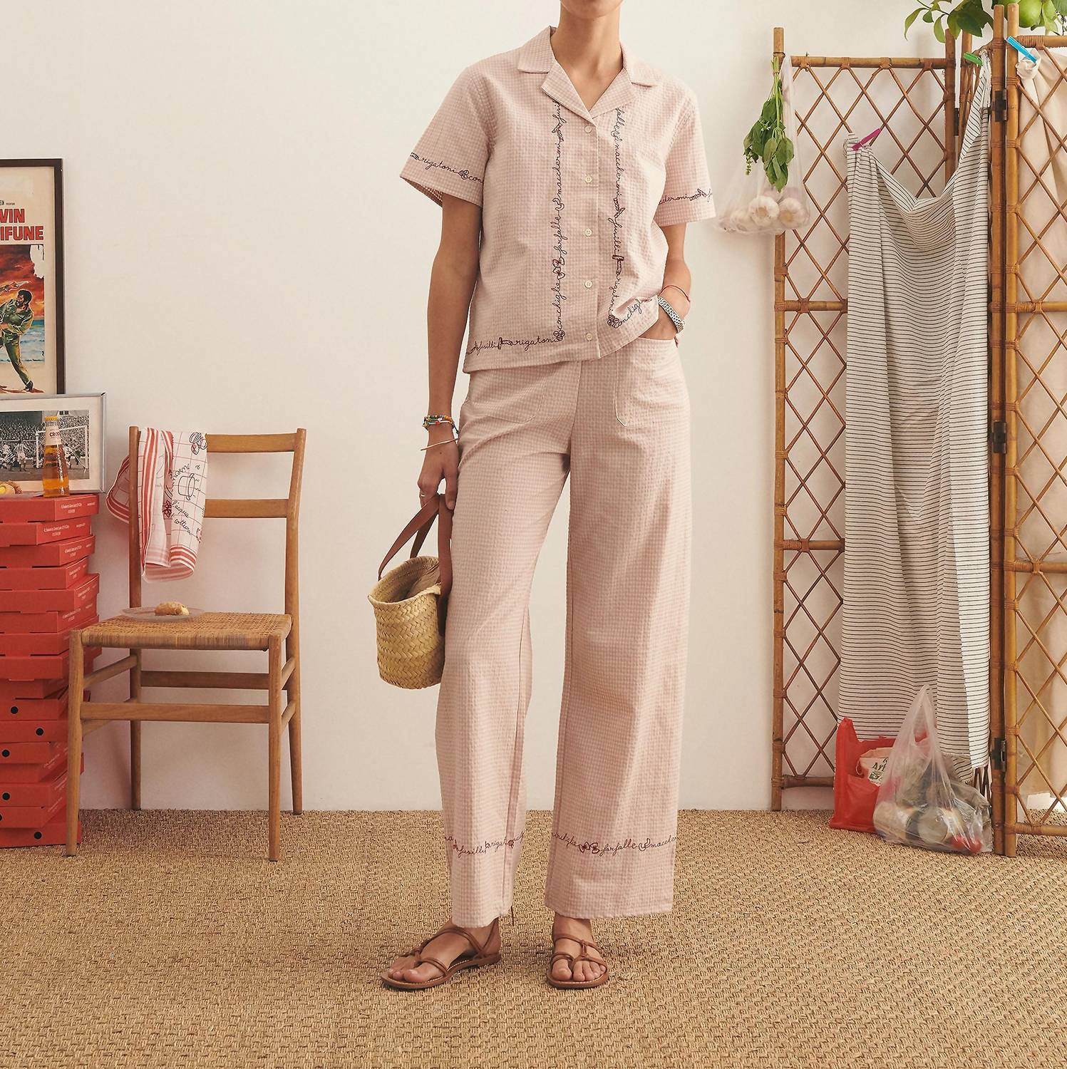 Maison Labiche - Pasta Button Down Tee