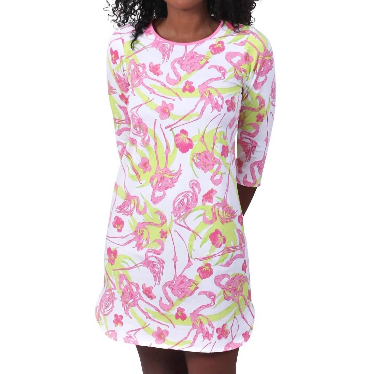 Ana Clare - Flamingo Sweet Tea Dress