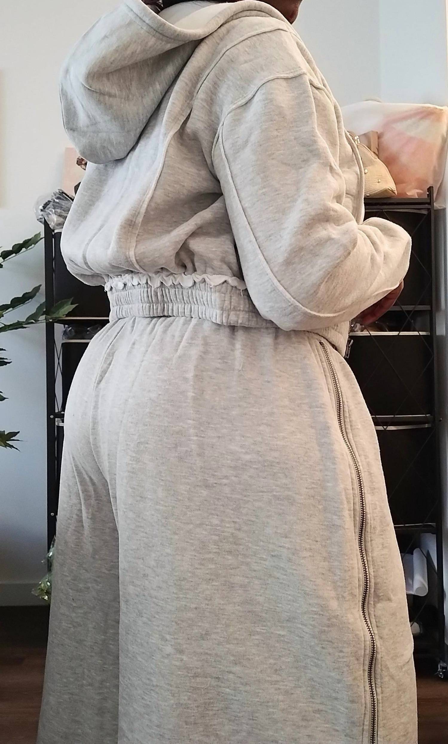 Hyfve - Wide-Leg Side Zipper Sweatpant