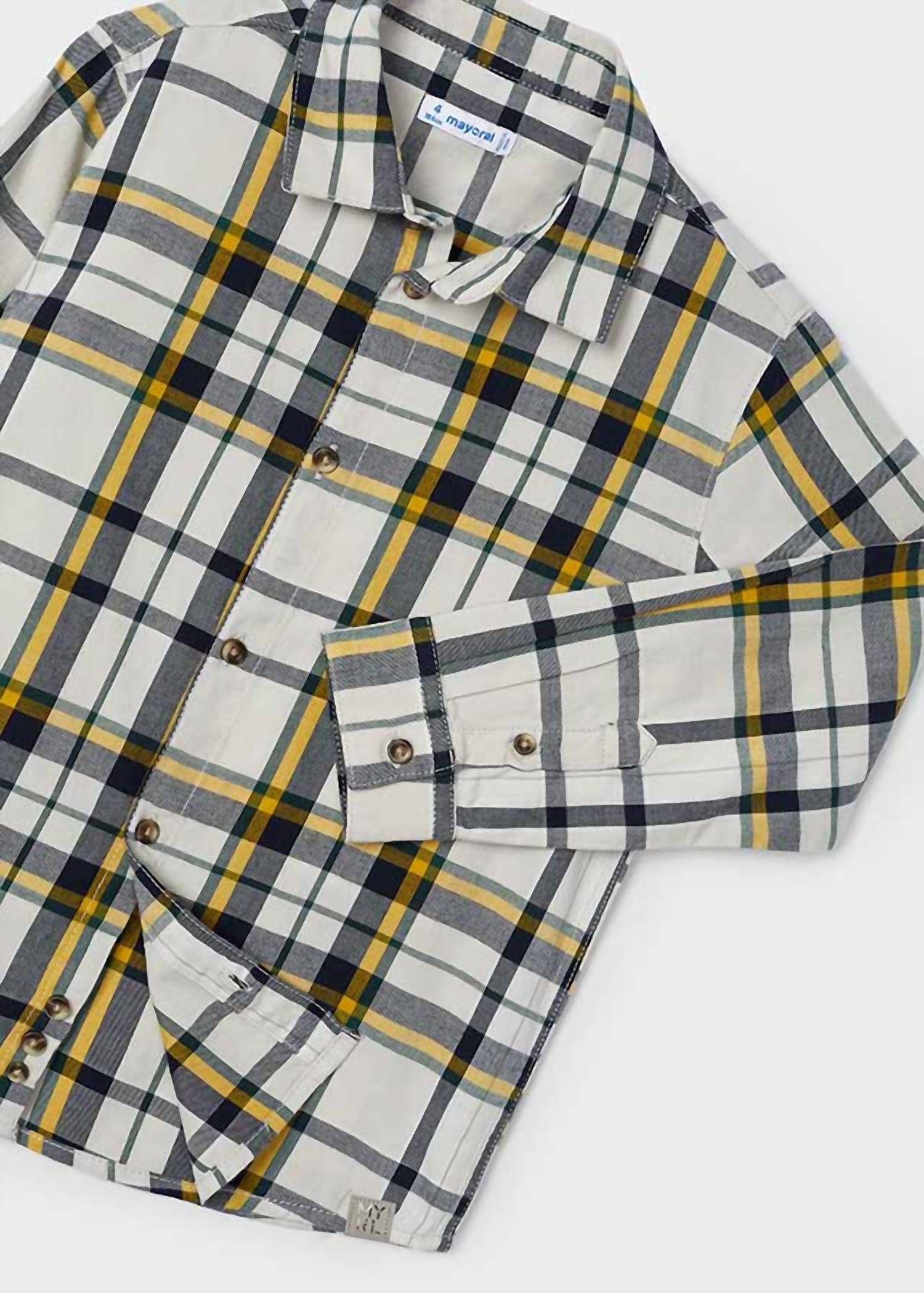 Mayoral - Boys' Plaid Shirt