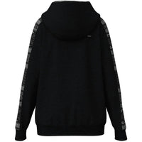 HOOEY Boys Youth Canyon Hoodie in black grey - kids' shirt - detail view