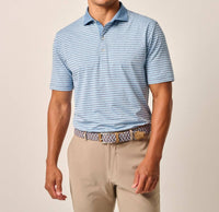 Johnnie-O - Performance Jersey Polo - Gibbons Stripe