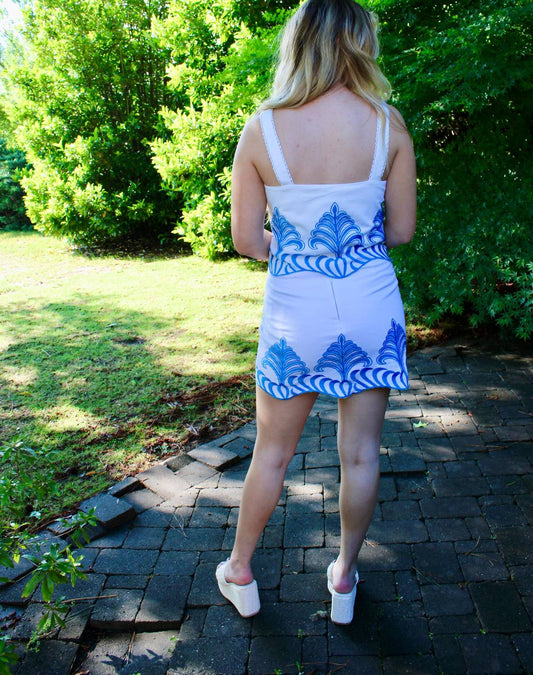 Ciebon - Rowen Embroidered Mini Skirt