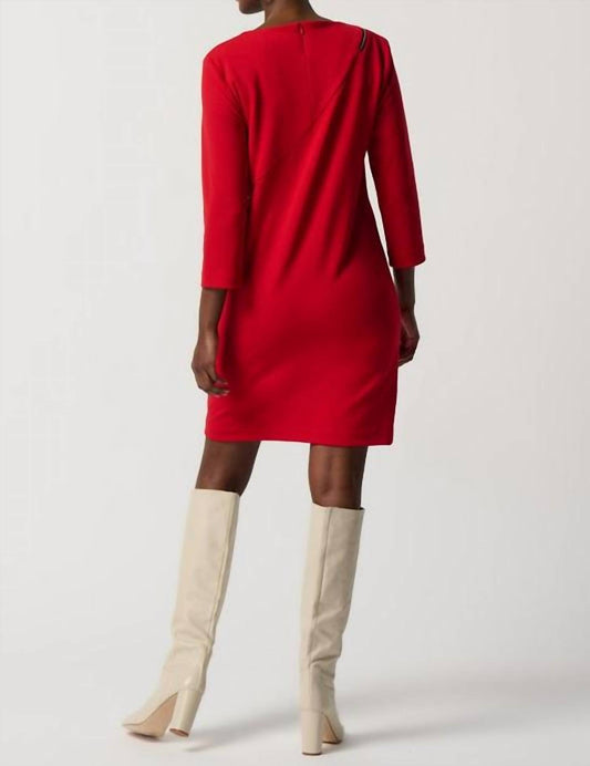 Joseph Ribkoff - Scuba Crepe Zipper Dress