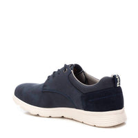 Xti Men's Refresh Suede Oxfords in navy - men's shoe - detail view